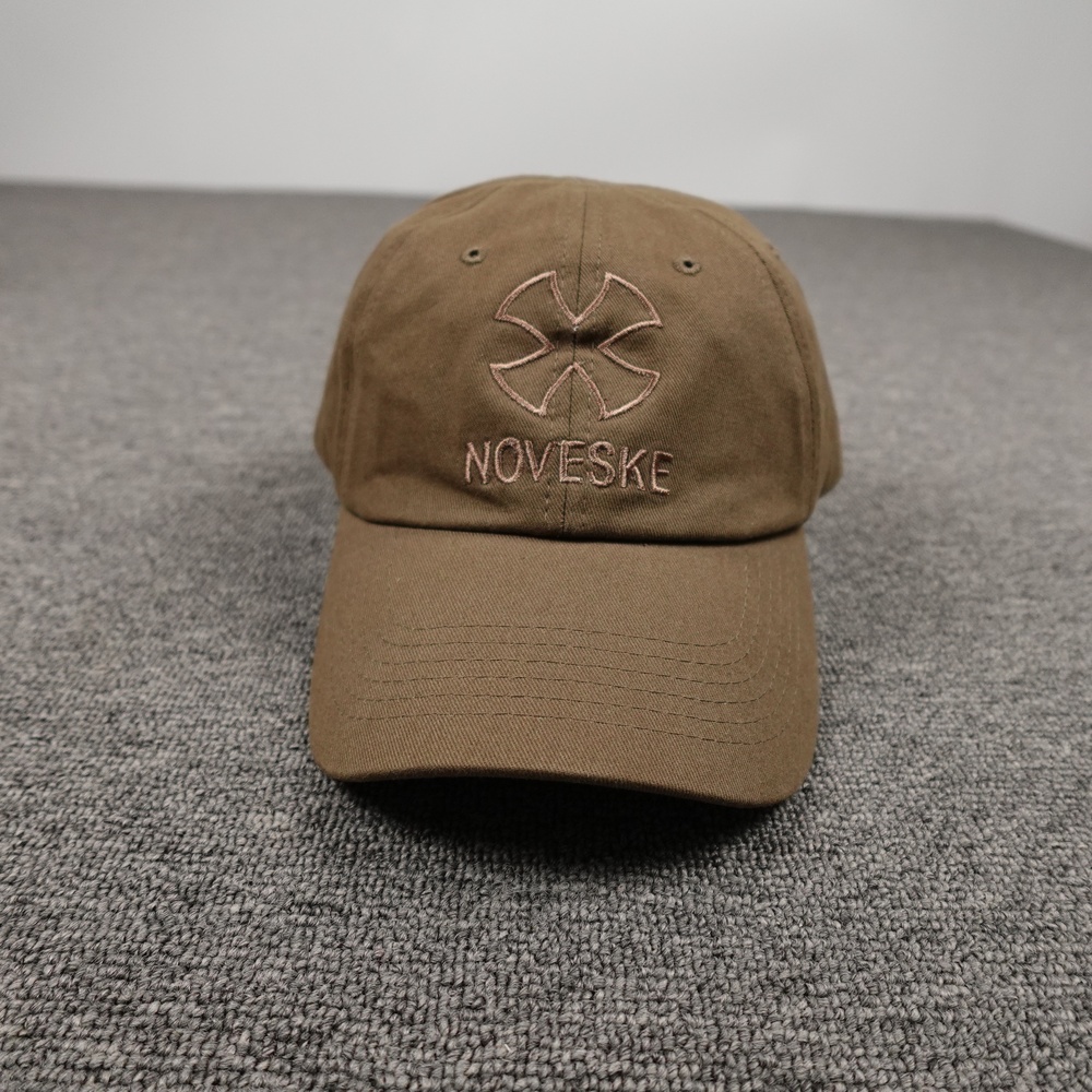 Noveske Hat Cap Strap Back Mens One Size Brown Twill Baseball Embroidered